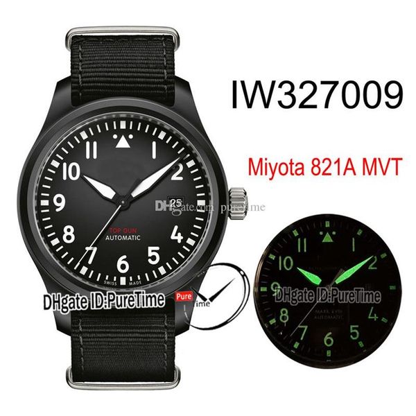new mark xviii petit prince miyota 821a automatic mens watch iw326901 pvd steel black dial white number markers black nylon pureti284e, Slivery;brown
new mark xviii petit prince miyota 821a automatic mens watch iw326901 pvd steel black dial white number markers black nylon pureti284e, Slivery;brown
