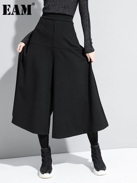 women's pants capris eam high elastic waist black brief long wide leg trousers loose fit pants women fashion spring autumn 1da610 23042, Black;white
women's pants capris eam high elastic waist black brief long wide leg trousers loose fit pants women fashion spring autumn 1da610 23042, Black;white