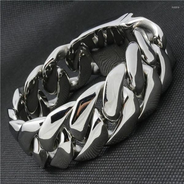 link bracelets 24mm 316l stainless steel curb cuban bracelet huge heavy silver color chain whole jewelry mens boys adjust leng2706, Black
link bracelets 24mm 316l stainless steel curb cuban bracelet huge heavy silver color chain whole jewelry mens boys adjust leng2706, Black