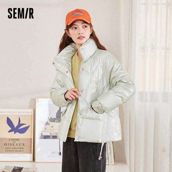parkas semir down jacket women bright face standup collar design sense 2021 winter new white duck down drawstring loose jacket simple, Black
parkas semir down jacket women bright face standup collar design sense 2021 winter new white duck down drawstring loose jacket simple, Black