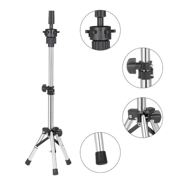 adjustable hairdressing tripod stand mannequin head holder hairdresser training head mold clamp false stand hair wig243l
adjustable hairdressing tripod stand mannequin head holder hairdresser training head mold clamp false stand hair wig243l