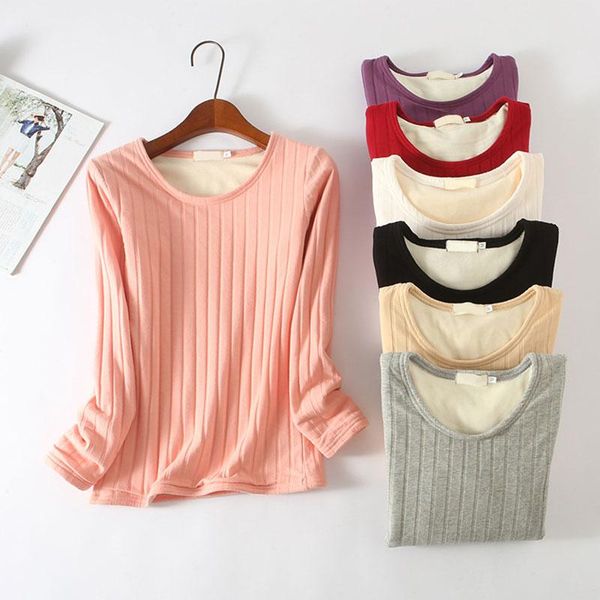 t-shirt 2022 winter women long sleeve arm tshirt thicken plus velvet thermal underwear casual o neck slimfit soft bottoming shirt, White
t-shirt 2022 winter women long sleeve arm tshirt thicken plus velvet thermal underwear casual o neck slimfit soft bottoming shirt, White