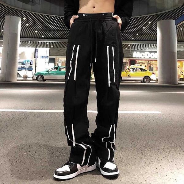 men's pants hosen zipper bla baggy men casual cargo pants y2k cloes motorcycle jogger loose dstring long trousers pantalones hombre g23, Black
men's pants hosen zipper bla baggy men casual cargo pants y2k cloes motorcycle jogger loose dstring long trousers pantalones hombre g23, Black