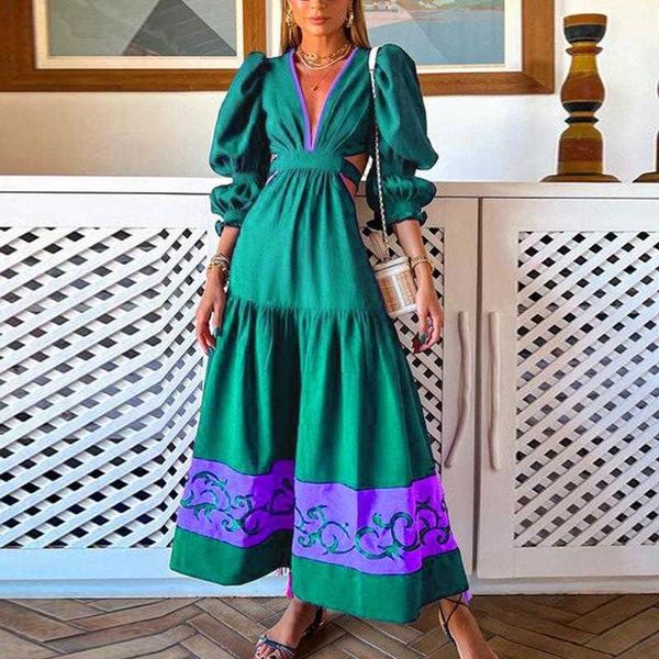 summer casual dresses womens clothing fashion v neck graceful puff sleeve large, Black;gray
summer casual dresses womens clothing fashion v neck graceful puff sleeve large, Black;gray