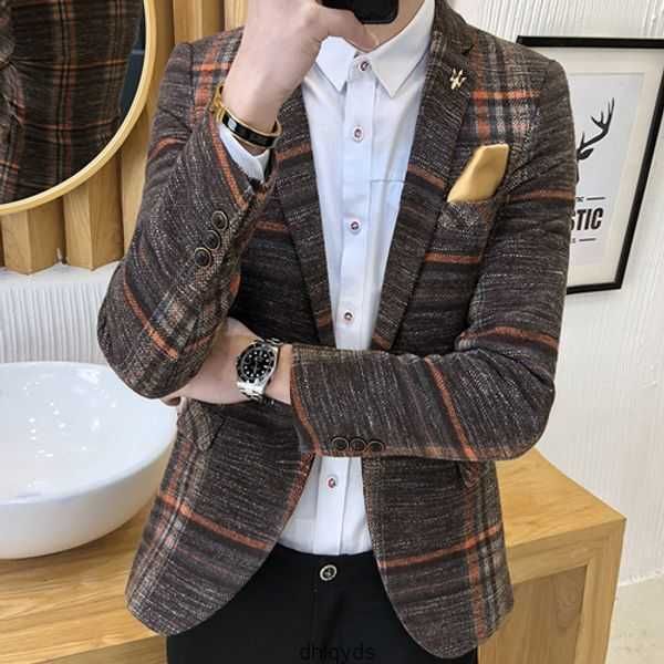 mens boutique plaid fashion classic suit coats single buckle wedding dress casual jacket men blazer xl 227qs, White;black
mens boutique plaid fashion classic suit coats single buckle wedding dress casual jacket men blazer xl 227qs, White;black
