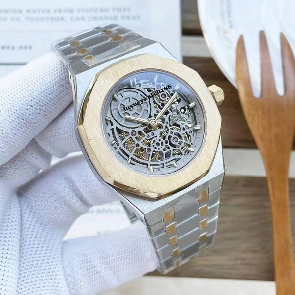 luxury ap watch mens hollow out automatic movement display rose gold size 42mm 904l stainless steel strap waterproof sapphire orologio. ap4g
luxury ap watch mens hollow out automatic movement display rose gold size 42mm 904l stainless steel strap waterproof sapphire orologio. ap4g