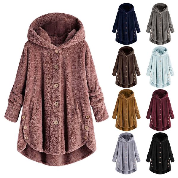 fur autumn winter coat women warm teddy bear coat wool jacket female plush coat hooded jacket new women's coats solid color jacket, Black
fur autumn winter coat women warm teddy bear coat wool jacket female plush coat hooded jacket new women's coats solid color jacket, Black