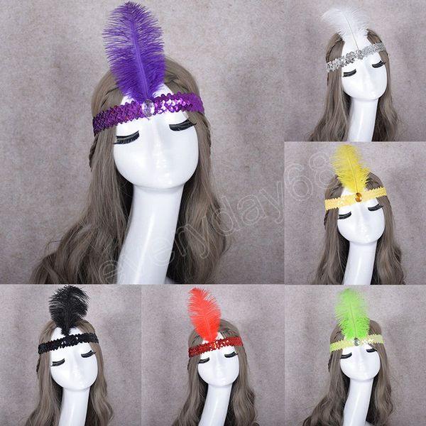ladies women sequins feather headpiece party event vintage headband belt girls halloween
ladies women sequins feather headpiece party event vintage headband belt girls halloween
