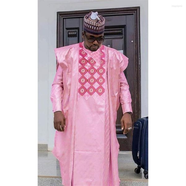 ethnic clothing h&d african clothes for men bazin traditional embroidery dashiki pink robe long sleeve shirt pants 3 piece set213g, Red
ethnic clothing h&d african clothes for men bazin traditional embroidery dashiki pink robe long sleeve shirt pants 3 piece set213g, Red