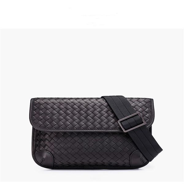 men's shoulder messenger bag leather braided tiger head bag waist bag 's flap chest240u
men's shoulder messenger bag leather braided tiger head bag waist bag 's flap chest240u