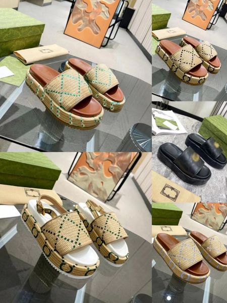 2023 designer slippers women's sandals beach brown linen slippers box and dust bag casual fashion women's mid heel shoes 35-44, Black
2023 designer slippers women's sandals beach brown linen slippers box and dust bag casual fashion women's mid heel shoes 35-44, Black