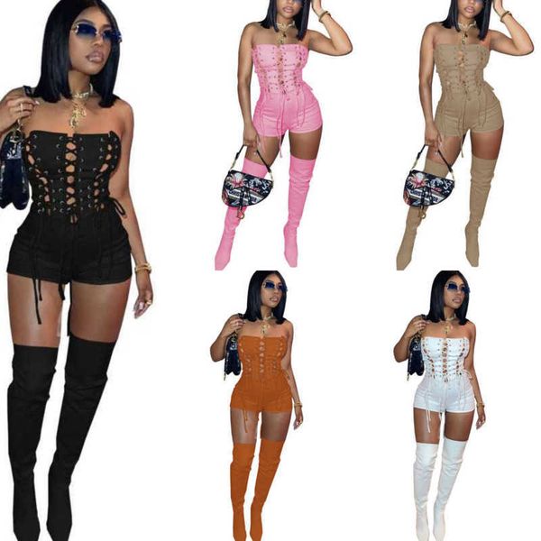 women designer jumpsuits elegant black spring summer rompers new fashion hollow out bandage crop bodysuit, Black;white
women designer jumpsuits elegant black spring summer rompers new fashion hollow out bandage crop bodysuit, Black;white
