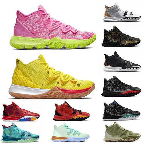 ogshoes black gold squidward sponge sandy men kyrie 7 outdoor 5 hip hop metallic silver sports sneakers
ogshoes black gold squidward sponge sandy men kyrie 7 outdoor 5 hip hop metallic silver sports sneakers