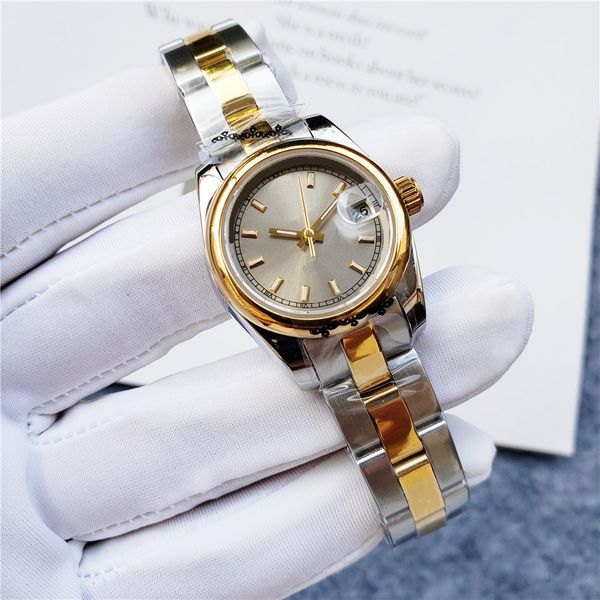 watch automatic mechanical womens watches 26mm silver wristband waterproof all stainless steel wristband fashion designer wristwatch a51, Slivery;brown
watch automatic mechanical womens watches 26mm silver wristband waterproof all stainless steel wristband fashion designer wristwatch a51, Slivery;brown