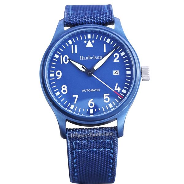 watch mens blue 2813 automatic mechanical 40mm stainless steel nylon 8215 japan wristwatches2786, Slivery;brown
watch mens blue 2813 automatic mechanical 40mm stainless steel nylon 8215 japan wristwatches2786, Slivery;brown