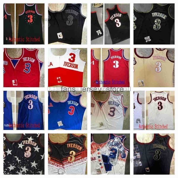 authentic stitched retro mitchell&ness basketball jerseys allen 3 iverson jersey real embroidery east midas gold jersey 1996-1998 2000-2001, Black;red
authentic stitched retro mitchell&ness basketball jerseys allen 3 iverson jersey real embroidery east midas gold jersey 1996-1998 2000-2001, Black;red