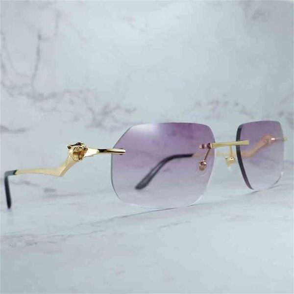 2023 designer glasses model luxury mens panther rimless trending sun glasses retro shades eyewear for women lentes sol sunglasses, White;black
2023 designer glasses model luxury mens panther rimless trending sun glasses retro shades eyewear for women lentes sol sunglasses, White;black