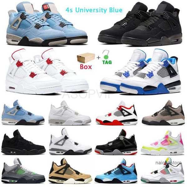 4s jumpman basketball shoes 4 university blue white oreo fire red taupe haze alternate 89 black cat mens trainers sport sneakers with box
4s jumpman basketball shoes 4 university blue white oreo fire red taupe haze alternate 89 black cat mens trainers sport sneakers with box