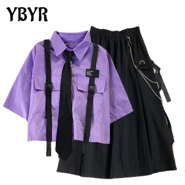 dresses ybyr harajuku cargo skirts cotton woman 2021 loose aline pocket midi long black skirt shirt with tie twopiece set streetwear, Black;gray
dresses ybyr harajuku cargo skirts cotton woman 2021 loose aline pocket midi long black skirt shirt with tie twopiece set streetwear, Black;gray