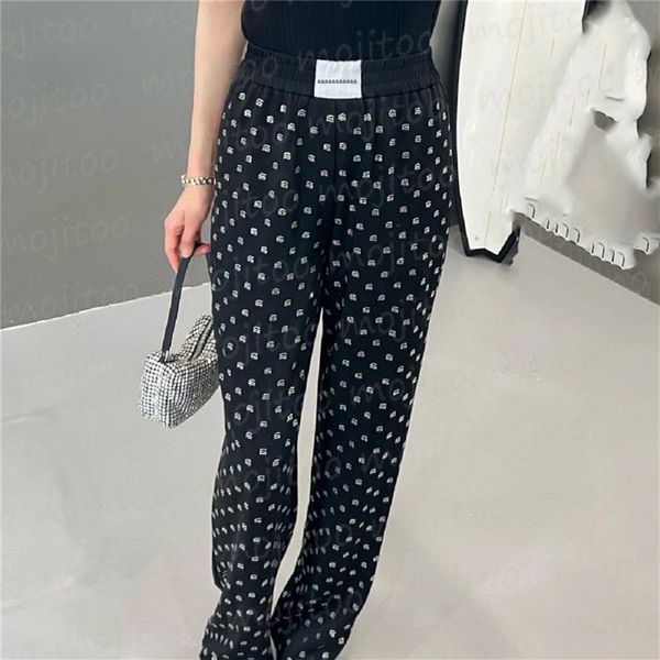 women pants full rhinestone letter elastic waist straight trousers fashion design ladies casual long pant251e, Black
women pants full rhinestone letter elastic waist straight trousers fashion design ladies casual long pant251e, Black