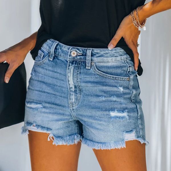 women's jean summer ripped shorts jeans lady vintage fringe y2k classic denim pants female streetwear casual super 230422, Blue
women's jean summer ripped shorts jeans lady vintage fringe y2k classic denim pants female streetwear casual super 230422, Blue