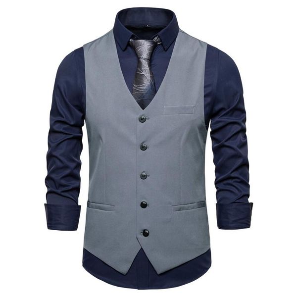 blazers mens solid color v neck single breasted suit vest men business formal work casual vest new party wedding tuxedo vests male gilet, White;black
blazers mens solid color v neck single breasted suit vest men business formal work casual vest new party wedding tuxedo vests male gilet, White;black