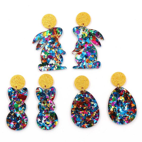 charm 1pair fashion cn drop bunny egg easter statement trendy acrylic earrings jewelry for women w0422, Golden 
charm 1pair fashion cn drop bunny egg easter statement trendy acrylic earrings jewelry for women w0422, Golden