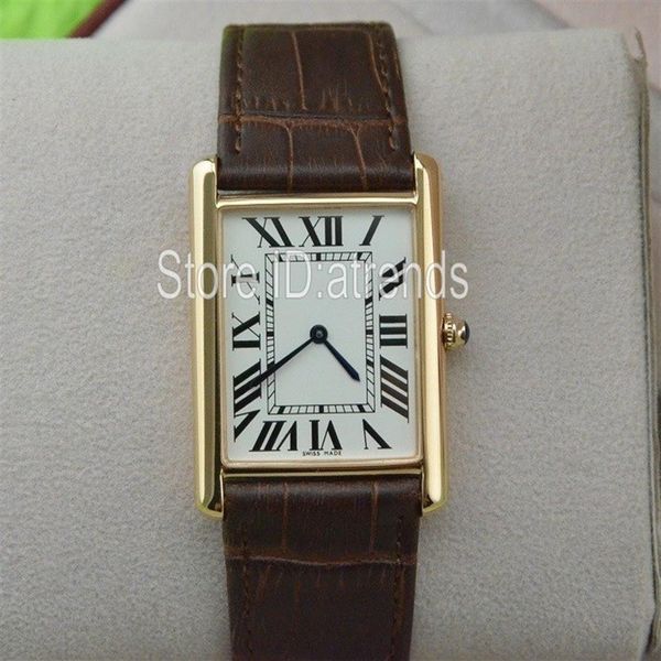 super thin series fashion quartz watch men women gold dial brown leather strap wristwatch classic rectangle design dress clock2776, Slivery;brown
super thin series fashion quartz watch men women gold dial brown leather strap wristwatch classic rectangle design dress clock2776, Slivery;brown