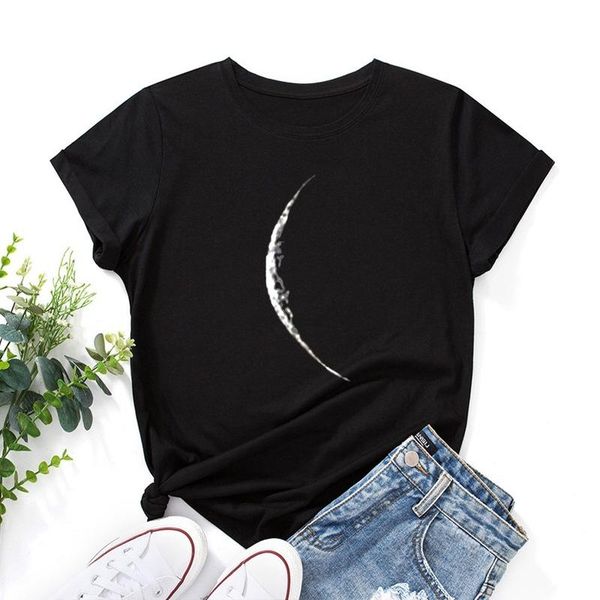 t-shirt women t shirt 100% cotton short sleeve crescent moon print female fashion graphic tee ladies daily casual round neck clothes, White
t-shirt women t shirt 100% cotton short sleeve crescent moon print female fashion graphic tee ladies daily casual round neck clothes, White