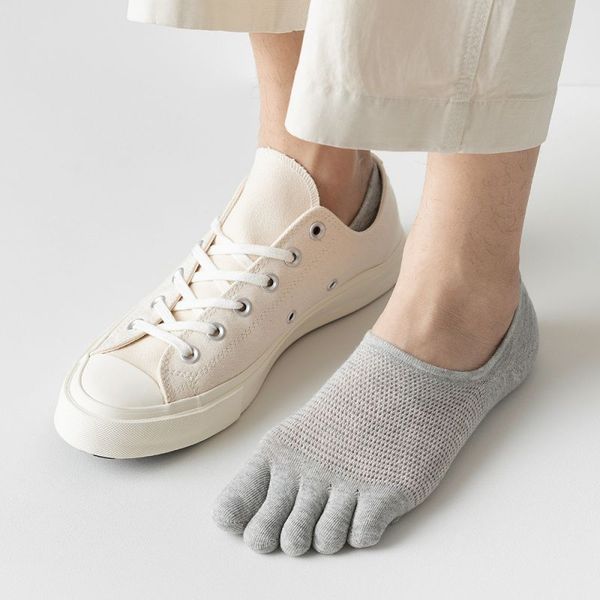 socks for men five toed socks solid color summer thin style mesh ventilation shallow mouth short tube invisible anti slip, Black
socks for men five toed socks solid color summer thin style mesh ventilation shallow mouth short tube invisible anti slip, Black