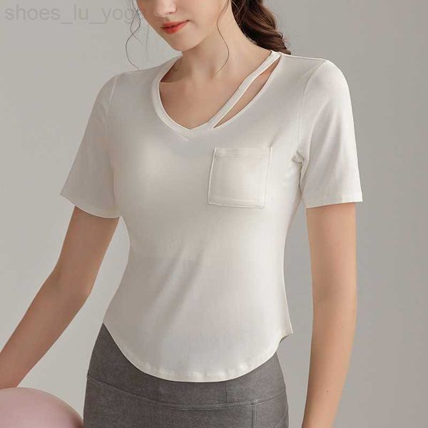 women's yoga short sleeve with chest pocket v--neck t-shirt crew neck fitness sportwear breathable workout fitness tennis summer
women's yoga short sleeve with chest pocket v--neck t-shirt crew neck fitness sportwear breathable workout fitness tennis summer
