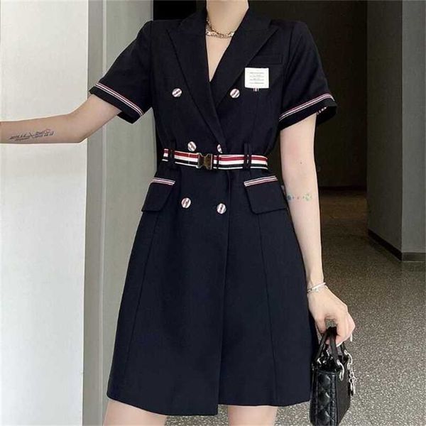 22% off tb tom summer and autumn new line college style button cuff pocket opening stripe ribbon contrast belt suit dress, White
22% off tb tom summer and autumn new line college style button cuff pocket opening stripe ribbon contrast belt suit dress, White