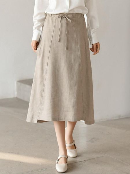 dresses johnature women linen high waist skirts irregular belt summer skirts 2022 new solid color women casual patchwork aline skirts, Black;gray
dresses johnature women linen high waist skirts irregular belt summer skirts 2022 new solid color women casual patchwork aline skirts, Black;gray