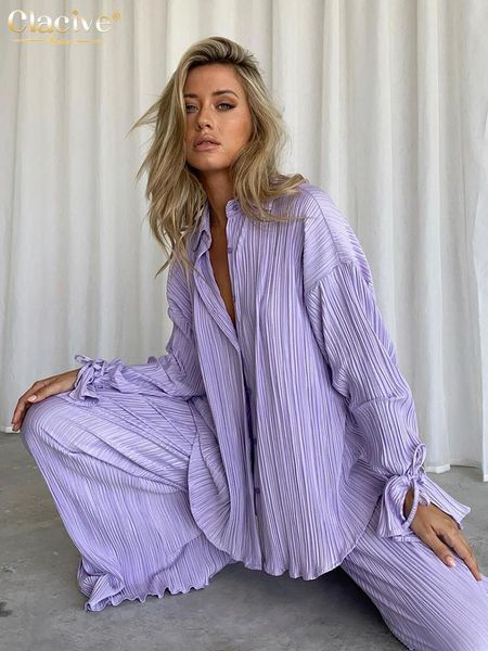 pants clacive fashion long sleeve blouse 2 piece sets womens outfits casual loose black pleated pants set, White
pants clacive fashion long sleeve blouse 2 piece sets womens outfits casual loose black pleated pants set, White