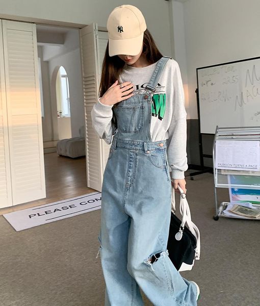 jeans jeans women's 2023 autumn new korean loose suspender conjoined pants women's wear medium high waist thin net red pipe pants, Blue
jeans jeans women's 2023 autumn new korean loose suspender conjoined pants women's wear medium high waist thin net red pipe pants, Blue