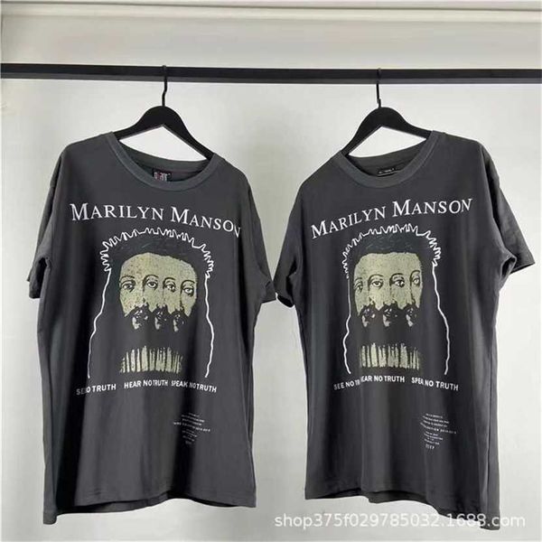 24% off vintage manson jerry bibergao street trendy washed old cotton wide short sleeve t-shirt, White;black
24% off vintage manson jerry bibergao street trendy washed old cotton wide short sleeve t-shirt, White;black