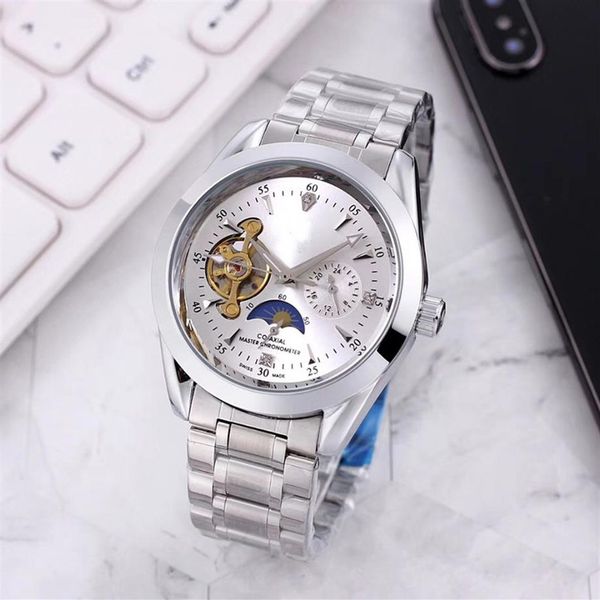 new brand mens watches large flywheel mechanical movement wristwatch luxury fashion moon phase men steel belt wat276f, Slivery;brown
new brand mens watches large flywheel mechanical movement wristwatch luxury fashion moon phase men steel belt wat276f, Slivery;brown