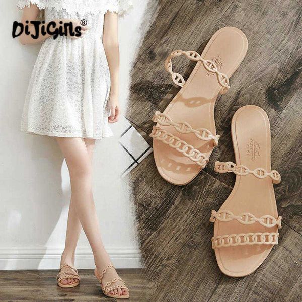 sandals summer new korean fashion wild solid plastic women's sandals nonslip wear resistant flat beac shoes drop shipping j230422, Black
sandals summer new korean fashion wild solid plastic women's sandals nonslip wear resistant flat beac shoes drop shipping j230422, Black