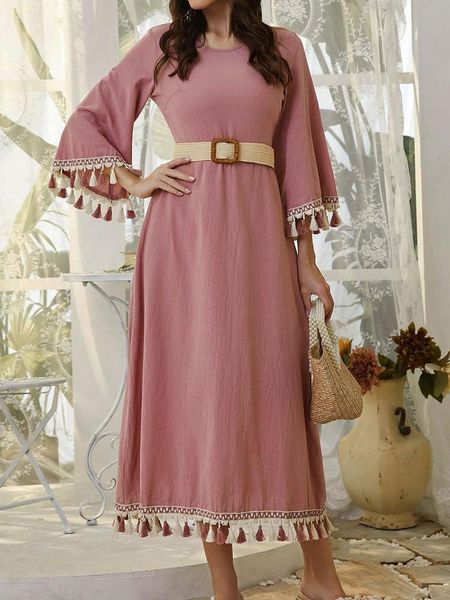 dresses casual bohemian loose tassel ruffer long dress short sleeve beach dress 2022 summer muslim moroccan kaftan maxi dress a2074, Black;gray
dresses casual bohemian loose tassel ruffer long dress short sleeve beach dress 2022 summer muslim moroccan kaftan maxi dress a2074, Black;gray