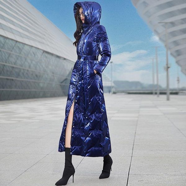 leather 30 degrees snow wear long parkas winter jacket women fur hooded clothing female fur lining thick winter coat women, Black
leather 30 degrees snow wear long parkas winter jacket women fur hooded clothing female fur lining thick winter coat women, Black
