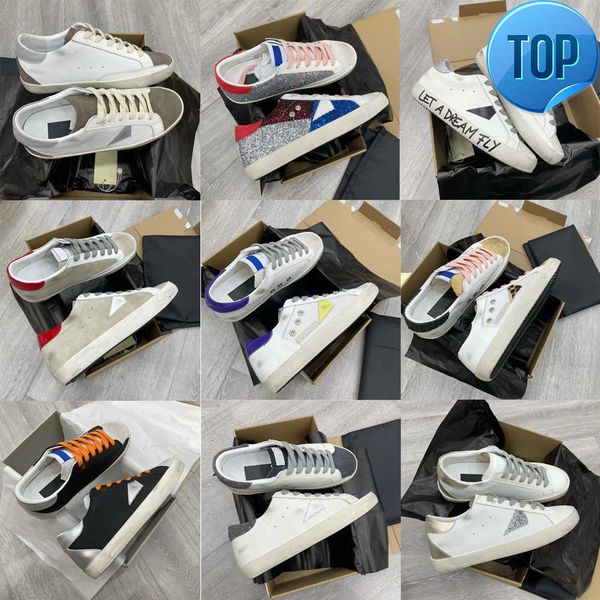 with original box casual shoes designer super star sneakers women luxury sequin italy classic white do -old dirty, Black
with original box casual shoes designer super star sneakers women luxury sequin italy classic white do -old dirty, Black