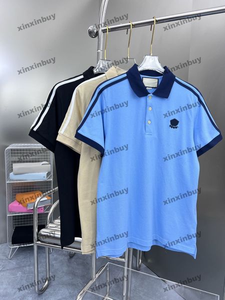 xinxinbuy men designer tee t shirt 23ss letter embroidery shoulder webbing ribbon short sleeve cotton women black apricot blue s-2xl, Black;brown
xinxinbuy men designer tee t shirt 23ss letter embroidery shoulder webbing ribbon short sleeve cotton women black apricot blue s-2xl, Black;brown