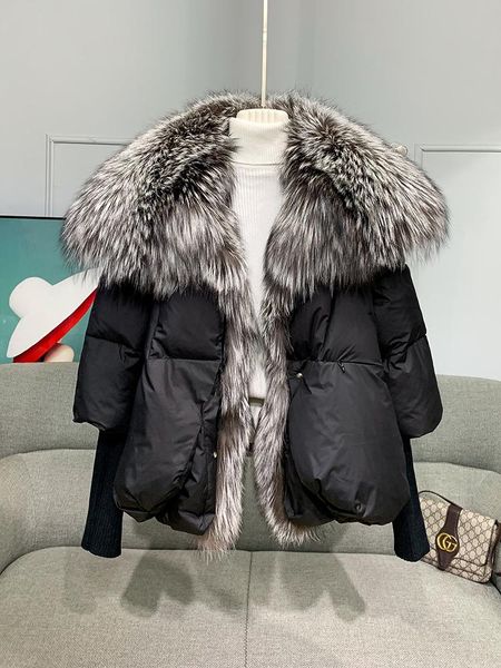 fur 2022 fashion new autumn winter real fox fur collar thick women warm coat 90% goose down jacket luxury outwear new female coat, Black
fur 2022 fashion new autumn winter real fox fur collar thick women warm coat 90% goose down jacket luxury outwear new female coat, Black