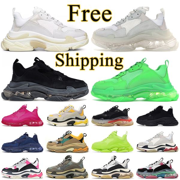 2023 triple s designer casual shoes luxury platform sneakers clear sole black white pink neon green fluo yellow grey mens outdoor sneaker tr
2023 triple s designer casual shoes luxury platform sneakers clear sole black white pink neon green fluo yellow grey mens outdoor sneaker tr