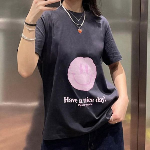 t-shirt 2022 summer new colorful cartoon smiling face print shortsleeved tshirt loose women tshirt, White
t-shirt 2022 summer new colorful cartoon smiling face print shortsleeved tshirt loose women tshirt, White
