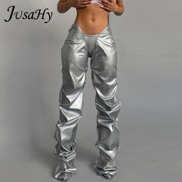 capris jusahy vintage pleated loose pants for women fashion y2k elastic slim solid trousers casual high streetwear fenale autumn bottom, Black;white
capris jusahy vintage pleated loose pants for women fashion y2k elastic slim solid trousers casual high streetwear fenale autumn bottom, Black;white