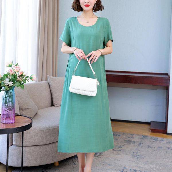 dresses new fashion summer dresses for women 2023 elegant casual short sleeve midi dress soild colour women clothing, Black;gray
dresses new fashion summer dresses for women 2023 elegant casual short sleeve midi dress soild colour women clothing, Black;gray