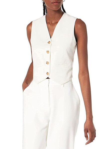 vests women's vest cotton linen sleeveless vneck jacket coat single breasted casual work uniform, Black;white
vests women's vest cotton linen sleeveless vneck jacket coat single breasted casual work uniform, Black;white
