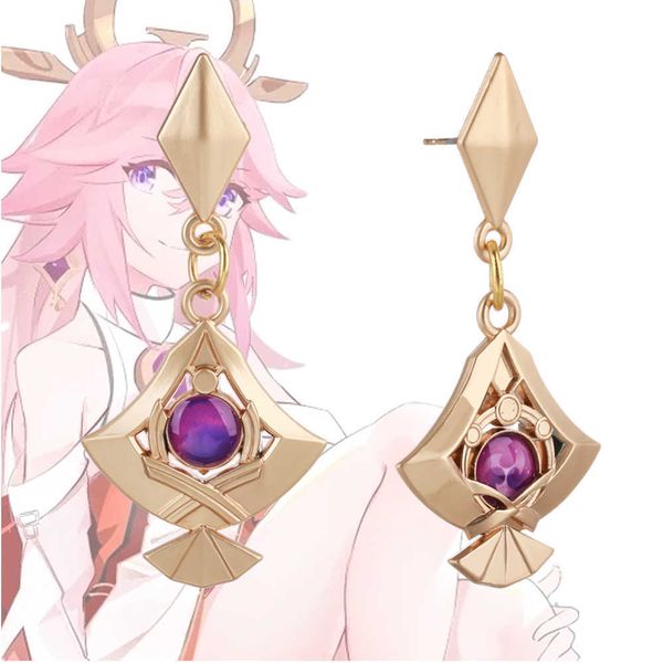 charm game genshin impact yae miko cosplay earrings ear studs pendants earring women jewelry accessories prp w0422, Golden
charm game genshin impact yae miko cosplay earrings ear studs pendants earring women jewelry accessories prp w0422, Golden