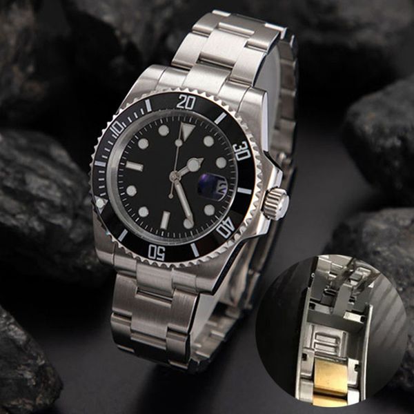 watch ceramic bezel black sapphire date dial 41mm original new rolej automatic wristwatchoes for man super submarine stainless steel aaa qua, Slivery;brown
watch ceramic bezel black sapphire date dial 41mm original new rolej automatic wristwatchoes for man super submarine stainless steel aaa qua, Slivery;brown